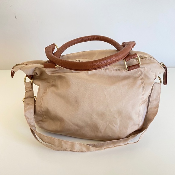 Old Navy Handbags - Tan satchel bag